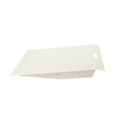 2Pcs Shed Ramp Anti-Slip Punch Plate Ramp Max 1500 LBS for Riding Mower Tractors