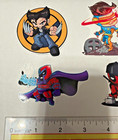 Marvel Chibi Vinyl Sticker X-Men Deadpool Spider-Man Wolverine Cyclops Magneto — photo 2