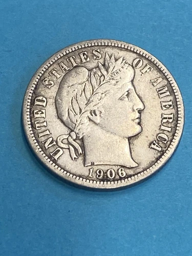 1906-P Barber Dime - Extra Fine