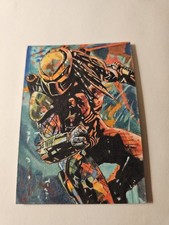 Cyberpunk Predator Yautja Hunter Artist Auto Sketch Card 1/1 Art Xenomorph Prey