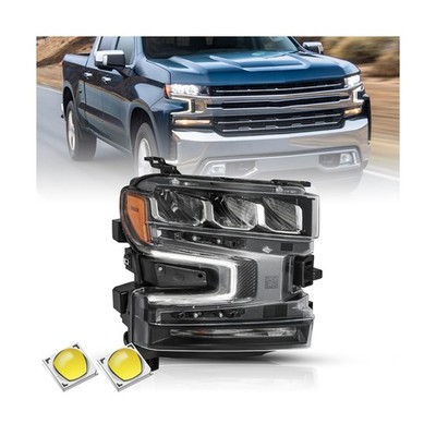 TUSDAR LED Headlight Assembly For 2019-2021 Chevy Silverado 1500 Factory OE R...