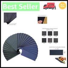 Versatile 54 Sheet Wet Dry Sanding Paper Set - Grits 1000-3000 for All Projects