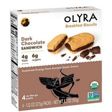 Biscuits De Petit Déjeuner Au Chocolat Noir 5.3 Oz (Caisse)
