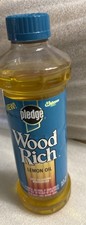 Vintage 1989 Pledge Wood Rich Lemon Oil Moist...