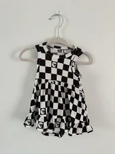Posh Peanut Hot Wheels NWOT 0-3 Bodysuit Dress 