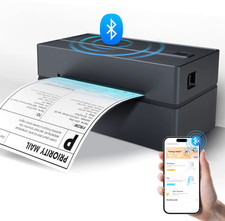 Thermal Label Printer Portable No Ink Required 203DPI 4x6 for Small Business