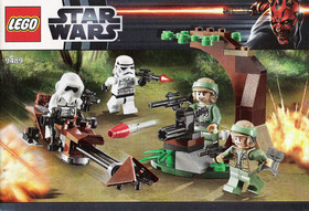 LEGO Star Wars - Endor Rebel Troopers & Imperial Troopers (9489) - FIGURES ONLY