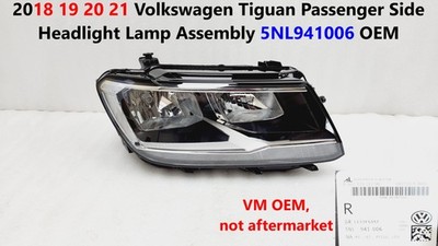Right  Side Halogen Headlight For Volkswagen Tiguan 2018 19 20 2021 5NL941006