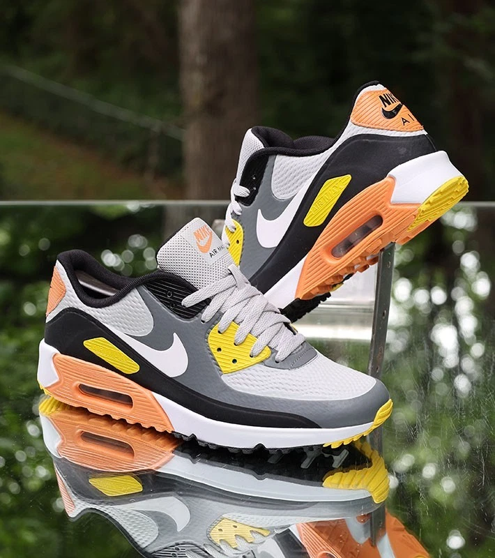 Nike Air Max 90 Golf Smoke Grey Black Orange for Sale