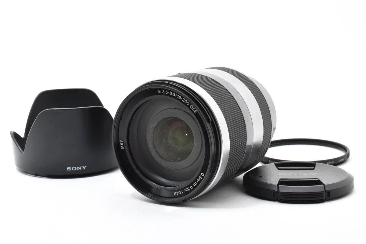 Sony SEL 18-200mm Focal Camera Lenses f/3.5-6.3 Maximum Aperture