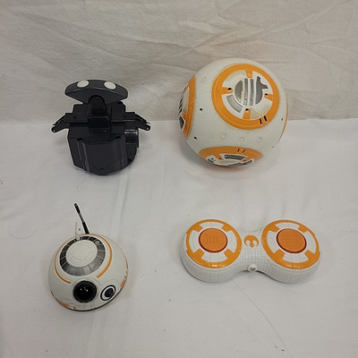 Star Wars The Force Awakens BB8 Droid Robot Remote Control RC Hasbro Parts As Is