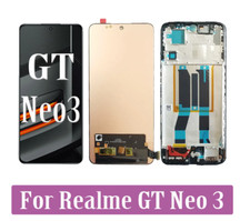 6.7" Original LCD Display Touch Screen Digitizer Frame For Oppo Realme GT Neo 3