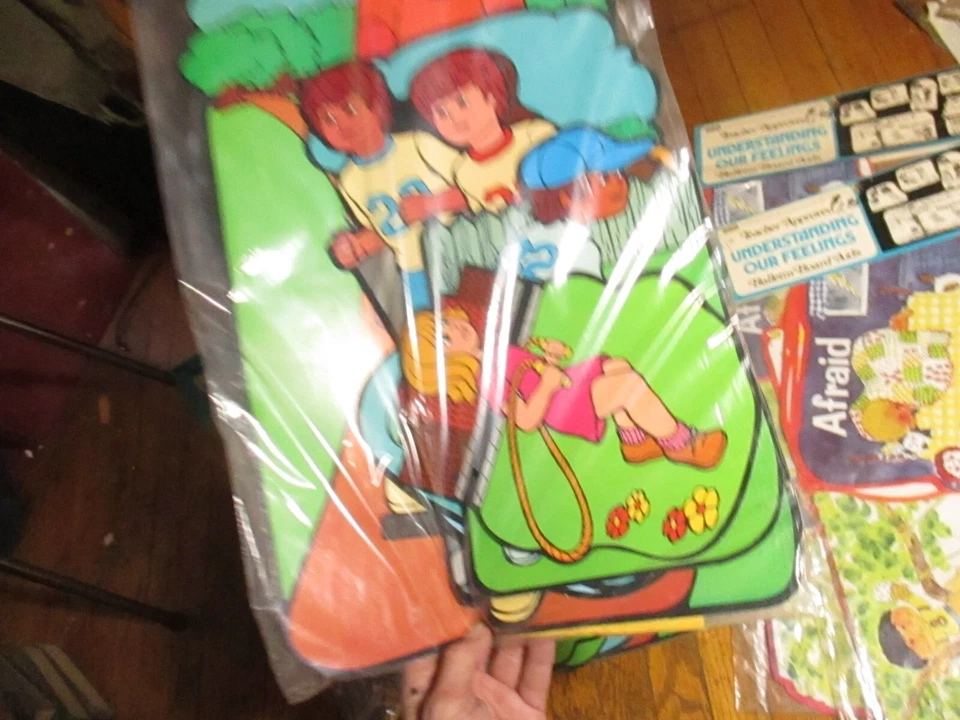 Lote De Colección 6 Pósters NUEVOS SENTIMIENTOS por Eureka Tablón de Anuncios Años 70 Ayuda para la Enseñanza Foto 4 de 4