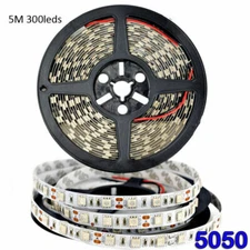 WS2812B 5V 5050 RGB LED Strip 1-5M 30 60 144 150 300 Leds Individual Addressable