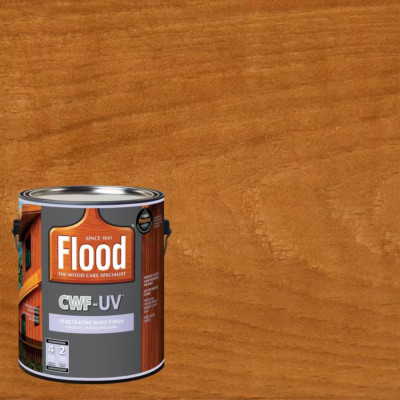 #ad 1 Gal Cedar Tone CWF UV Exterior Wood Stain Deck Fence Siding Acrylic Oil Resin $48.93
