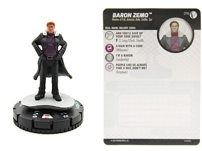 HeroClix - #016 Baron Zemo - Marvel Studios Disney Plus