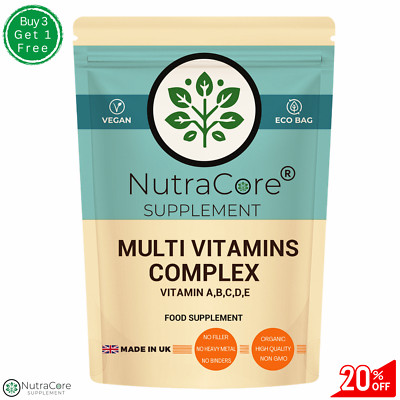 Multi Vitamins Capsules-(Vitamin B1, B2, B3+vitamin D3, C, A, E)-Strong-90Caps
