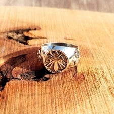 Cross Rings 925 Sterling Silver Handmade Vintage Turkish Men's Jewelry M213