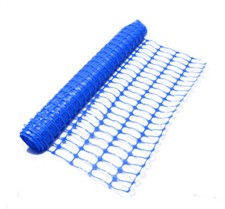 5mx1m Blue Plastic Safety Barrier Netting/Mesh Fencing on Site or Events 5.5kg