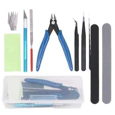 DIY Basic Tools Craft Kit Set for Car Model Building and Repairing 9Pcs /set
