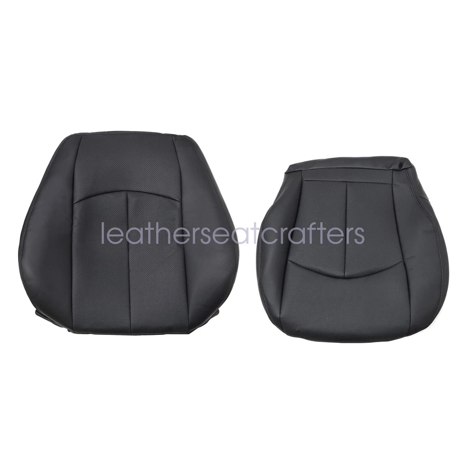 Cubierta de asiento de cuero inferior del conductor negra para Mercedes Benz E280 E350 2003-2009 Foto 2 de 4