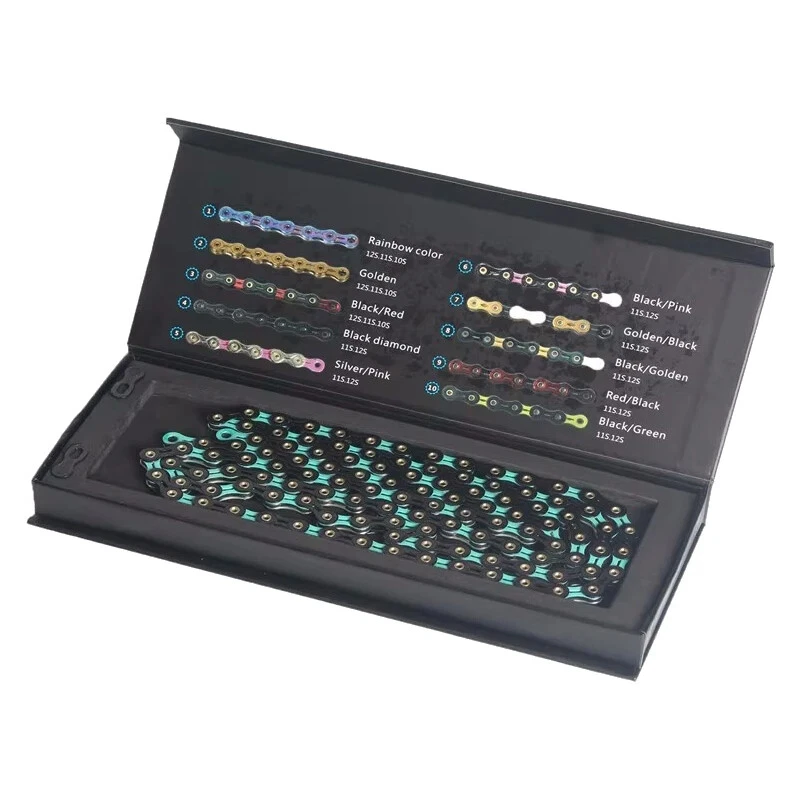 Bicicleta Corriente 6 7 8 9 10 11 Velocidades Corriente MTB Cadena Bicicleta de Montaña Foto 4 de 4