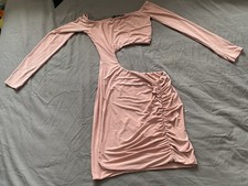 Pink Bodycon Cut Out Dress Size 8