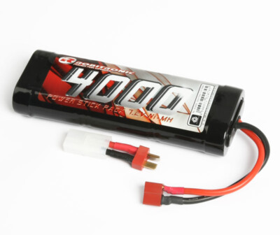 Robitronic NiMH 7,2V, 4000mAh, Stick Pack, T-Stecker & Tamiya