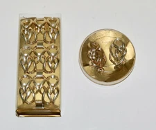 Sarah Coventry vintage 1959 Town & Country bracelet and clip earrings in box