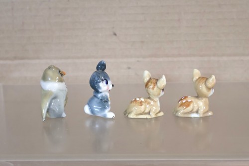 WADE HATBOX SERIES CERAMIC WALT DISNEY 12 x LADY & the TRAMP BAMBI FIGURES ol - Picture 16 of 17