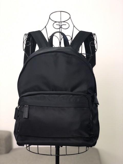 prada men's nylon backpack