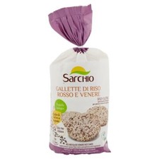 Sarchio rote und schwarze Bio Reiskekse 100g