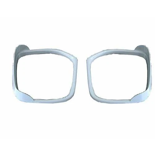 Fit For Lexus GX460 2010-22 White Side Mirror Rain Board Shade Shield Trim 2pcs