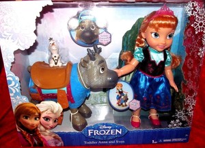 frozen toddler anna and sven