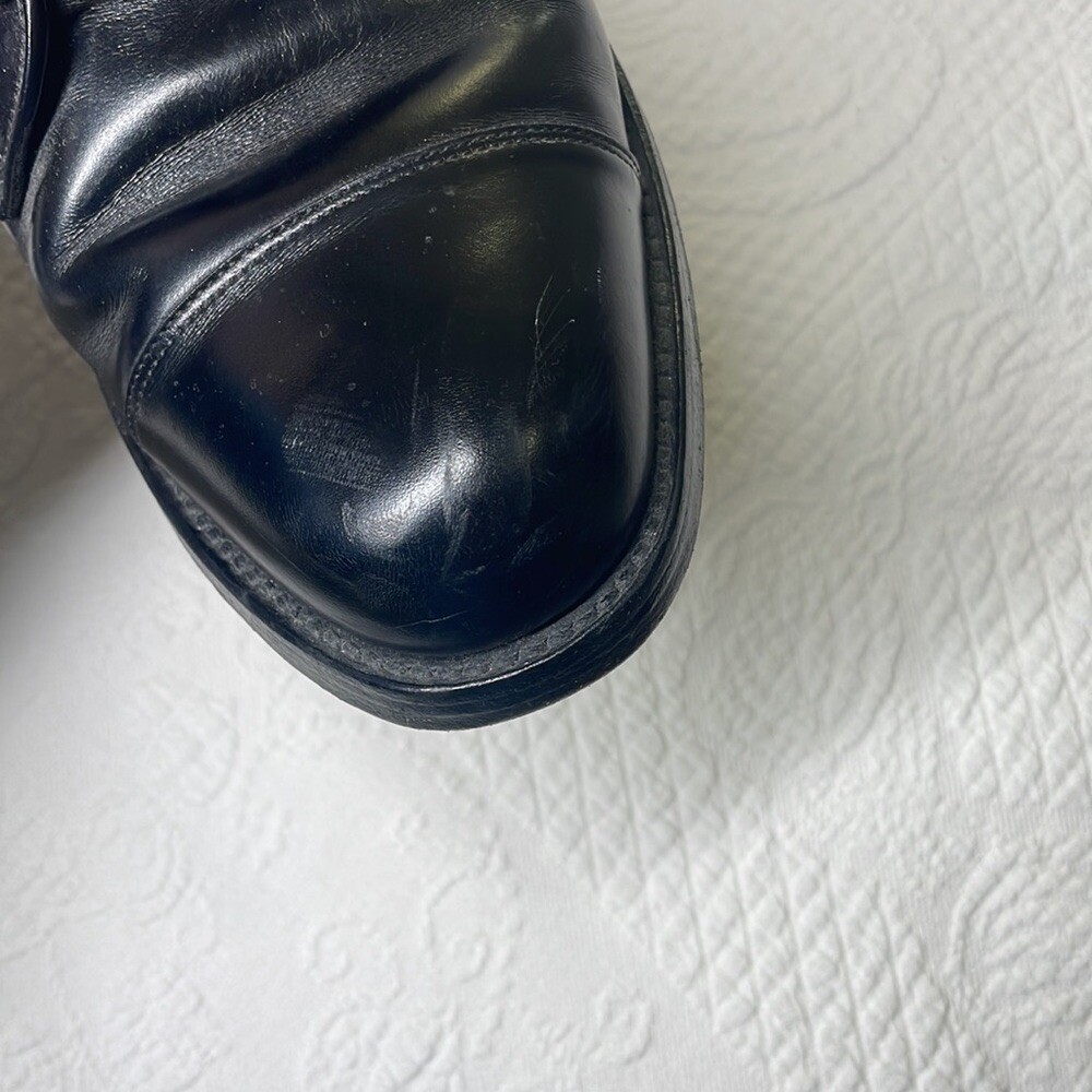 Allen Edmonds Mens Fairgate cap toe black leather shoes SZ 10.5D