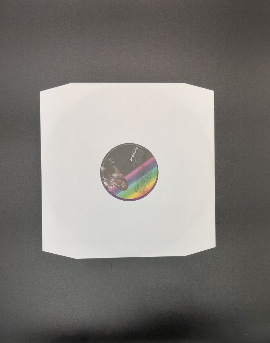 12 x 12 Inch White Paper Poly Lined Inner Record Sleeves 90gr Anti