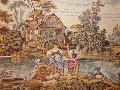 TAPISSERIE MURALE ANCIENNE EUR 10,00 - FR