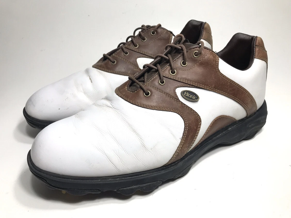 Etonic Golf Shoes for Men with Upper Leather 12 US Shoe for 