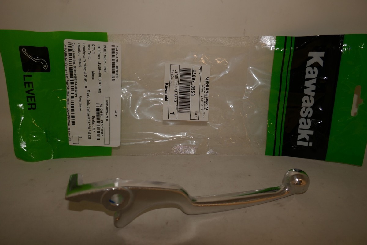 OEM Kawasaki Front Brake Lever 46092-0553 Z125 PRO 2017-2022 | eBay