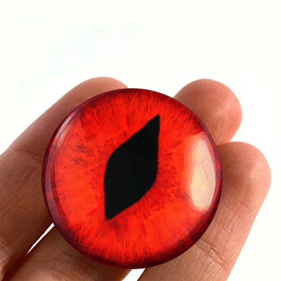 Glass Monster Eyes Taxidermy Craft Eyeballs 30mm Foto 3 de 4