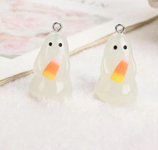new 50Pcs Halloween resin Charm necklace Pendant DIY Jewelry Making gifts