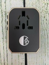 All in One Universal Travel Charger Power Adapter 8 holes socket AC Plug
