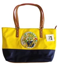 NWT Anne Klein Satchel Medium Tote Matching Wallet, Petal Pushers Bright Logo!!!