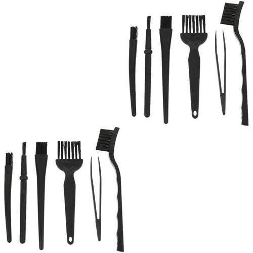  2 Sets Antistatische Pinsel-Kit Büro Reinigungsbürste Computerreinigungspinsel