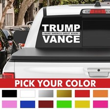 Trump 2024 MAGA Make America Great Again Decal Political Vinyl Sticker