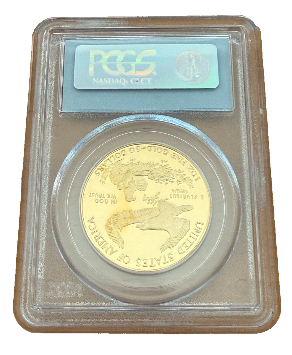 US 1990 W Gold 1 oz $50 PCGS PR69DCAM Proof Gold Eagle | eBay