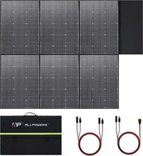ALLPOWERS 600W Foldable Solar Panel Kit Monocrystalline For Solar Generator Camp