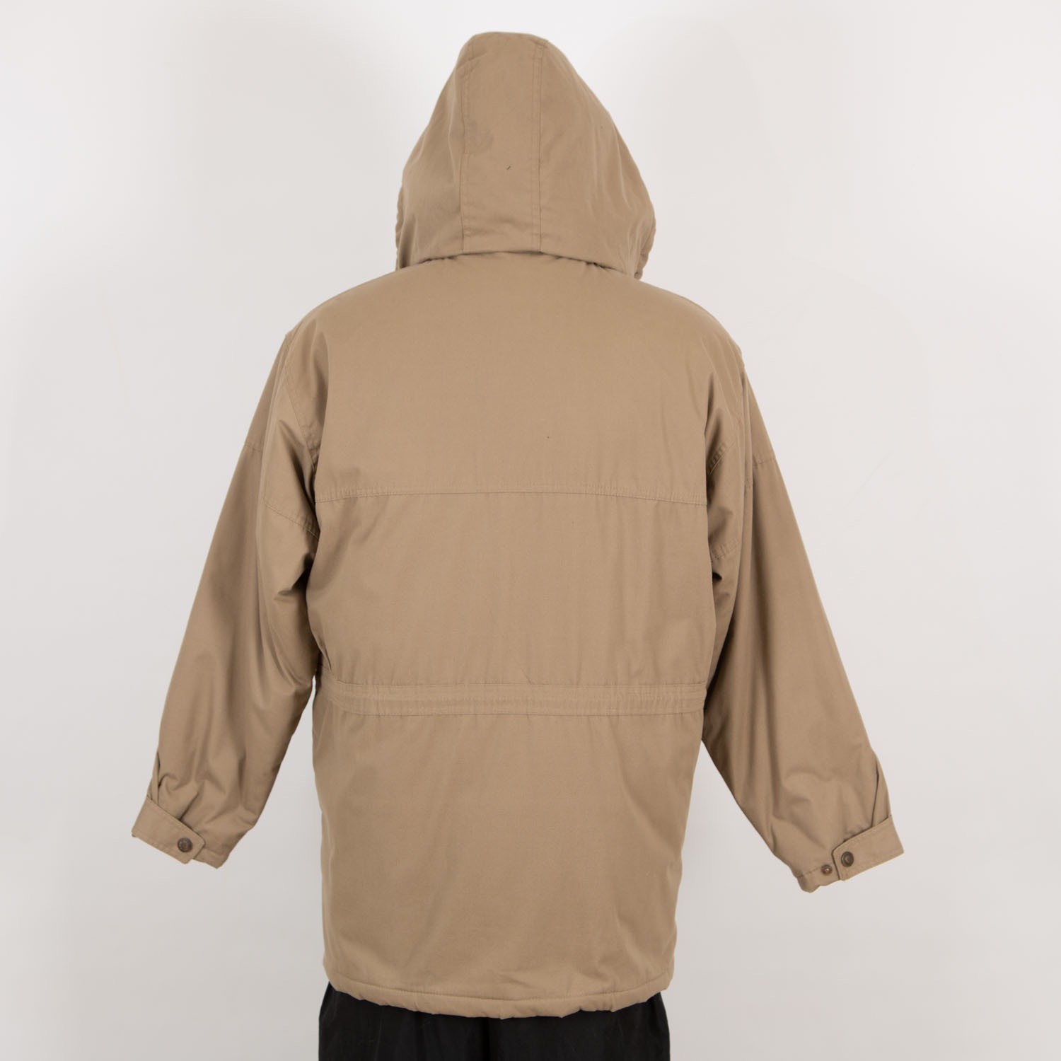 Giacca parka uomo invernale vintage cappuccio medio rimovibile Savile Fila