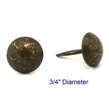 C.S. Osborne 50 Pcs 3/4" Old Gold Speckled Decorative Nail 7112-OGS Tacks