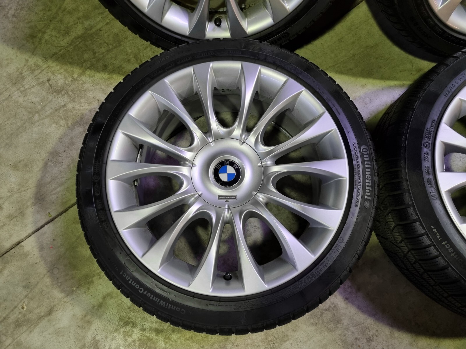 BMW INDIVIDUAL 5er F10 6er 19 Zoll Winterräder 7842656 V-Speiche  